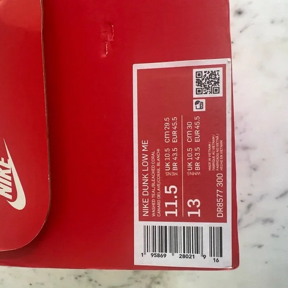 Nike Dunk Low ME washed teal/bleached coral snakeskin - Picture 6 of 8